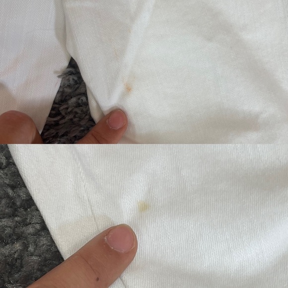 Nine West white cotton floral embroidery chrystie capri jeans women’s size 4 - Picture 10 of 17